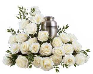 White Rose Memory from Dallas Sympathy Florist in Dallas, TX